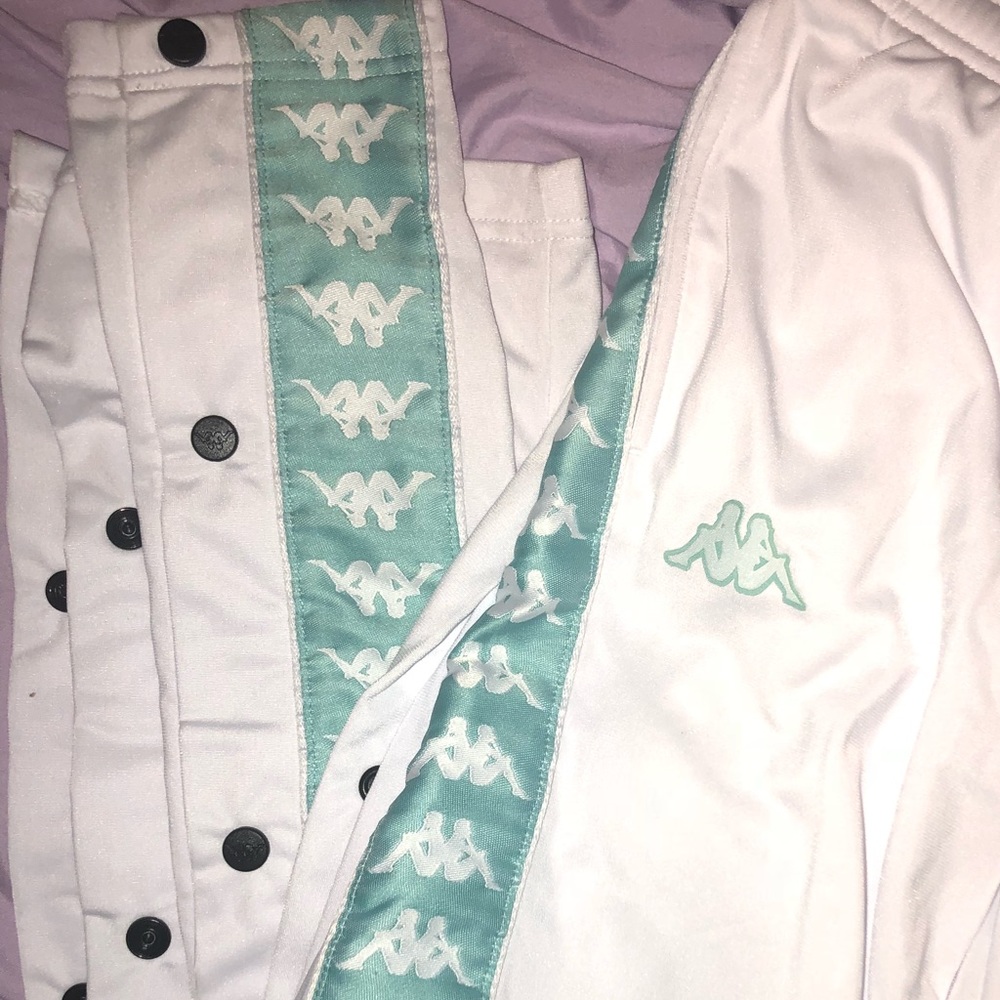 Kappa tear away fleece lines sweatpants